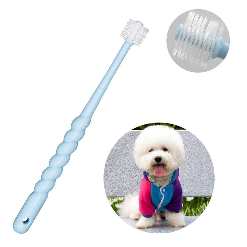 VTurboWay 360-Degree Pet Toothbrush for Puppy, Small Dog and Cat, Colors May Vary - Image 2